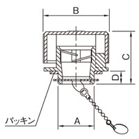EA949CW-11 56x70チェ-ン付ブリ-ザキャップ_選択画像04