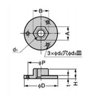M10アジャストベース受金(亜鉛合金)_選択画像02