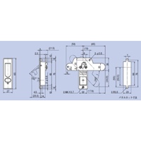 EA951CE-11 85x27ドアロックハンドル_選択画像04