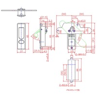 EA951CE-11 85x27ドアロックハンドル_選択画像04
