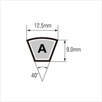 EA967AR-40 A40高負荷伝動ベルト(レッドV)_選択画像02