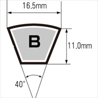 B 64 高負荷伝動ベルト(レッドVベルト)_選択画像02