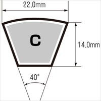 C 75 高負荷伝動ベルト(レッドVベルト)_選択画像02