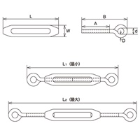 EA638CD-6A 1/4タ-ンバックル(アイ&アイ)_選択画像03