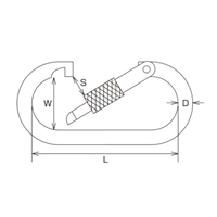 EA638DA-2 110x10mmカラビナ(安全環付)_選択画像04