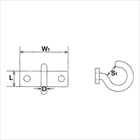 EA638DL-5 5mm/12x40mmプレ-トフック_選択画像04
