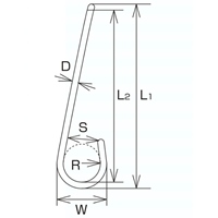 EA638DW-73 300mmS型ロングツイストフック_選択画像04