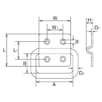 EA638EC-43 43x43mm/47mmハンガー_選択画像03