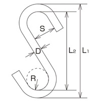 EA638EG-23 140x5.0mmSフック_選択画像02