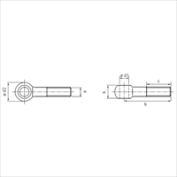 EA638SB-16 M16x40mm全ネジアイボルト右_選択画像03