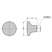 EA951CA-21 26x19mm/M4x25ツマミセラミック_選択画像03