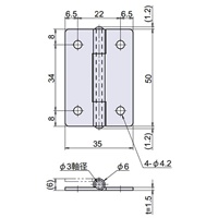 EA951CK-12 50x35mm丁番(2個)_選択画像03