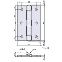 EA951CK-15 90x60mm丁番(2個)_選択画像03