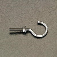 φ3.5x32mmナットねじ付フック(SUS/2本)