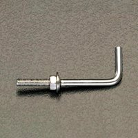 φ3.5x32mmナットねじ付L型フック(SUS/2本)
