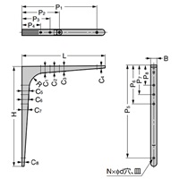 EA951E-22 120x100x15mm棚受(アンバ-)_選択画像04