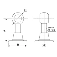 EA951EK-19L 75mm(19mm)ブラケット(中間用)_選択画像02