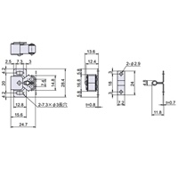 EA951M-4 13x28mmローラ-キャッチ_選択画像03