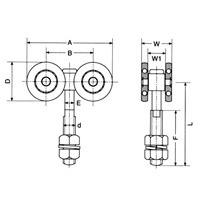 EA970BB-22 2号レ-ルトロリ-複車ベアリング_選択画像04