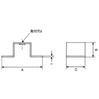 EA970CK-23 2号3号ガイドレ-ル用固定金具_選択画像02