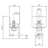 EA970EE-11 キャップストップ(30mmレ-ル)_選択画像04