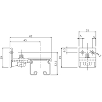 EA970EF-1 ブラケット壁面取付(30mmレ-ル)_選択画像04