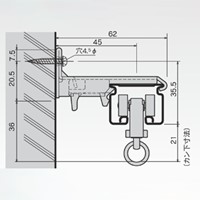 28x62x28ブラケット･ワンタッチ(30mmレール_選択画像04