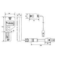 EA701CA -50/+250℃デジタル温度計_選択画像04