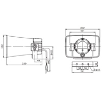 EA763CS-7A 15W防滴型スピ-カ-_選択画像03