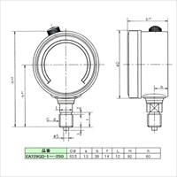 EA729GD-6 60mm/0-0.6MPa圧力計_選択画像02