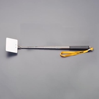 60x75mm/220-1250mm点検ミラー(伸縮/SUS製)