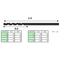 EA824BL-58六角Shortドリル8本set2.5-4.2mm_選択画像04