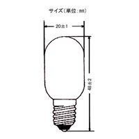 EA758ZA-57 140V/10W/E12中ナツメ球(5個)_選択画像03