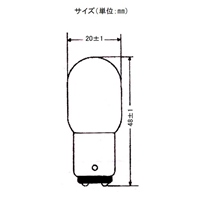 EA758ZA-62 110V/10W/Wピン中ナツメ球(5個)_選択画像03