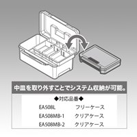 EA505MC-1 297x180x126工具箱中皿付/青_選択画像03