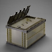 EA506AA-100E 73.9L折コン 半透明/蓋5個