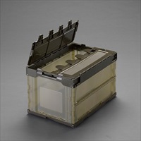 EA506AA-130D 50.4L折コン　半透明/蓋