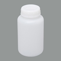 φ81x150mm/500ml広口ポリ容器(中蓋付/10個