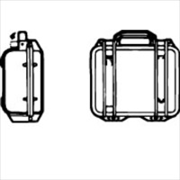 185x121x85mm/内寸万能防水ケース(黒)_選択画像02