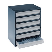 357x255x435mm/1列6段パーツキャビネット_選択画像02