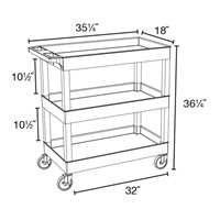EA956AH-13 457x895x921ツールワゴン樹脂製_選択画像04