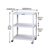 600x400x810mm/3段ツールワゴン_選択画像04