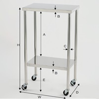 EA956MA-1 450x300x750/5kgワゴン SUS製_選択画像03