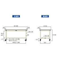 EA956TS-28 1500/160kg ワークテーブル_選択画像04