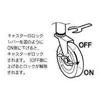 EA976AJ-44 メタルラック用大口径キャスタ-_選択画像02