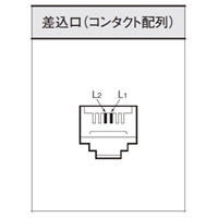 EA940CD-421 電話線モジュラジャック6極2心_選択画像02