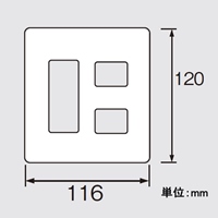 EA940CD-527 [2連用]コンセントPlateメタル_選択画像03