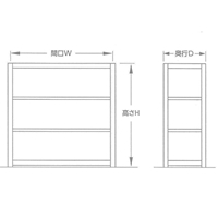 EA976DH-120B 1200/150kg/3段スチール棚_選択画像03