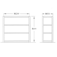 EA976DH-150B 1500/150kg/3段スチール棚_選択画像03