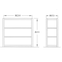 EA976DH-180C 1800/150kg/3段スチール棚_選択画像03